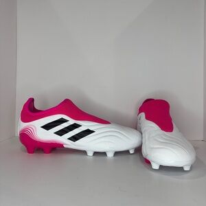 Adidas Copa Sense.3 FG J Soccer Cleats White/Pink FX1983